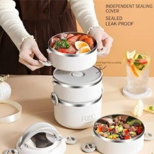 Stainless Steel Thermal Insulated Lunch Box (3 Tier)